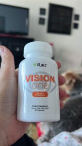 Vision one, eye supplement, 