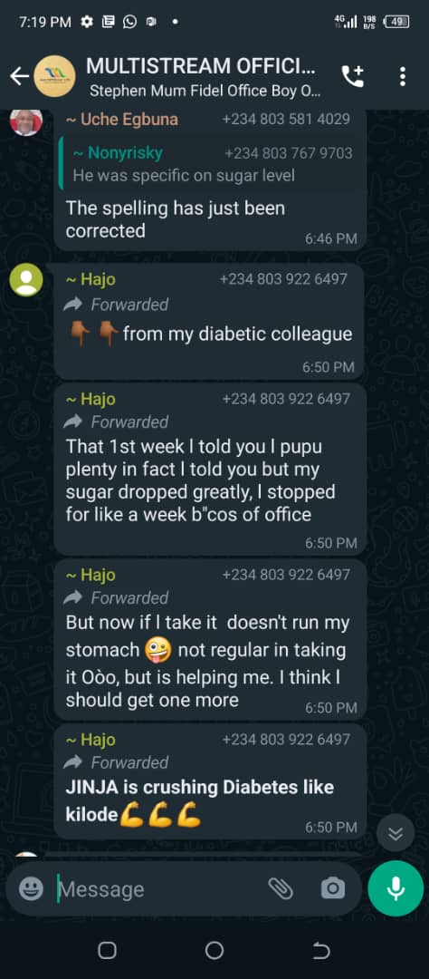 Jinja diabetes testimony 