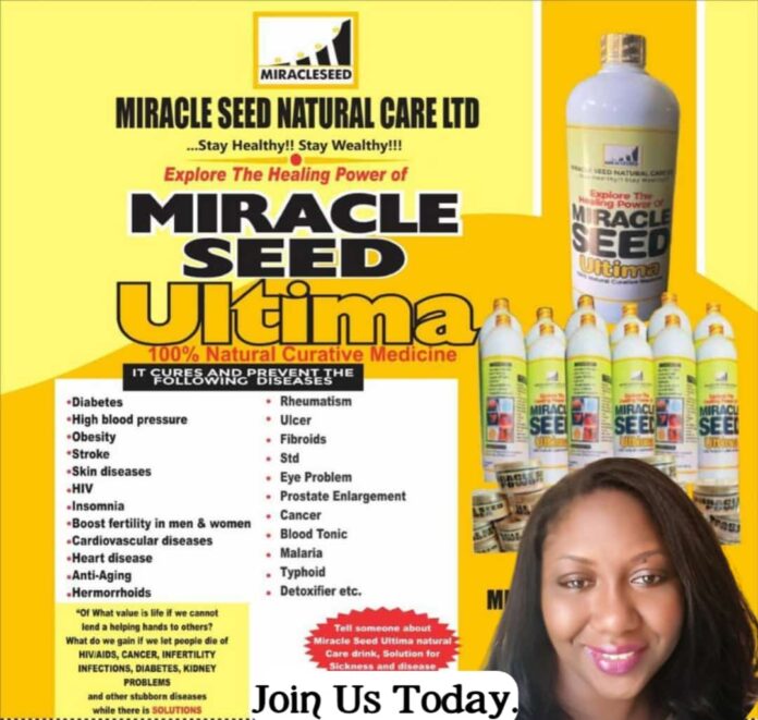 Miracle seed ultima, price of herbal medicine in Nigeria